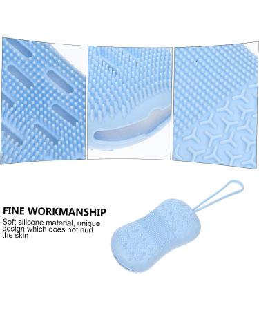 Beavorty 2pcs Silicone Body Bath Brush Set for Gentle Exfoliation and Deep Cleaning - Buy Online on SooperMarket.com