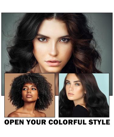 Black Hair Dye Wax - Temporary Washable Color for Parties Cosplay & Daily Use | All Day Hold & Easy Removal - Buy Online on SooperMarket.com