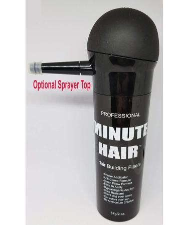 Biggie Sized 57g Dark Brown Hair Building Fibers Bottle - Refillable, High Grade Minute Fibers - Choose Your Color - Buy Online on SooperMarket.com