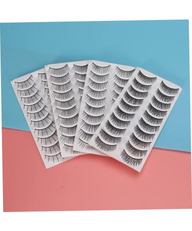 HAPINARY Beauty Fake Eyelashes 80 Pairs Fake Lashes Fake Eyelashes Eyeliner Pencil False Eyelashes Natural Eyelashes Cross Section Cosplay Lashes - Buy Online on SooperMarket.com