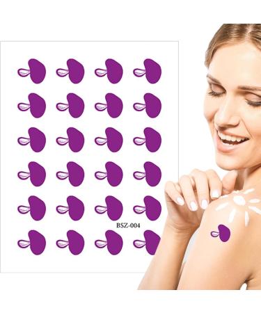 Neamou Sunscreen Stickers | Color-Changing Sun-Screen Patches Sunblock Face Stick Sunblock Patches Clear Sunscreen Stick for Face Know When to Re-Apply BSZ-004 - Buy Online on SooperMarket.com