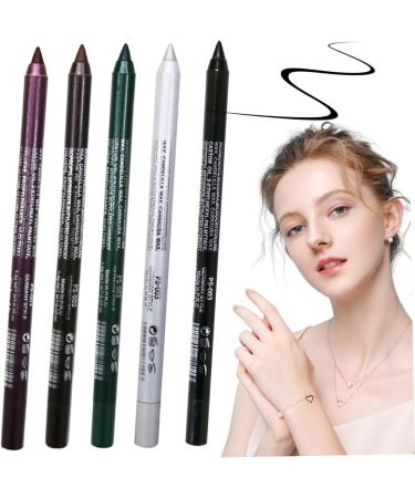 5PCS Eyeliner Pencil 5 Colors Waterproof Neon Eyeliner Waterproof Eyeliner Long-Lasting Gel Eye Liner Portable Eye Makeup for Girl Women Waterproof Eyeliner Eye Makeup Gel Eye Liner - Buy Online on SooperMarket.com
