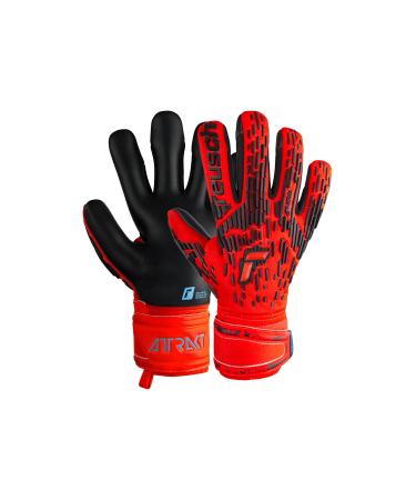 Reusch Men's Attrakt Freegel Goalkeeper Gloves 8 Bright Red / Future Blue / Bla