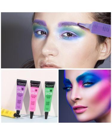 AWCCXMYM Pink Glitter Eyeshadow - Highly Pigmented Cream Palette for Face & Body - Colorful Matte & Shiny Pearl Finish - Buy Online on SooperMarket.com