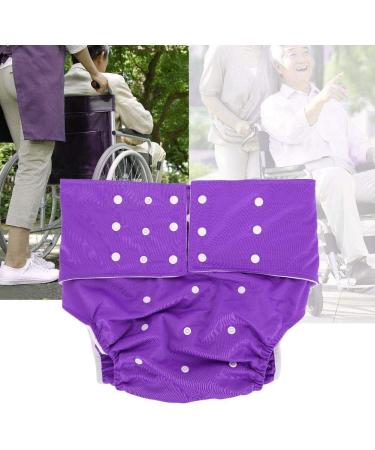 Buy Washable Adult Diapers - Adjustable Cloth Diaper Pants for Incontinence Care | Breathable & Reusable Purple Diapers - Buy Online on SooperMarket.com