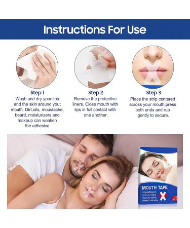 Mouth Tape for Sleeping (120 Pcs) - Advanced Sleep Strips for Better Breathing | Snoring Relief & Improved Sleep Quality - Buy Online on SooperMarket.com