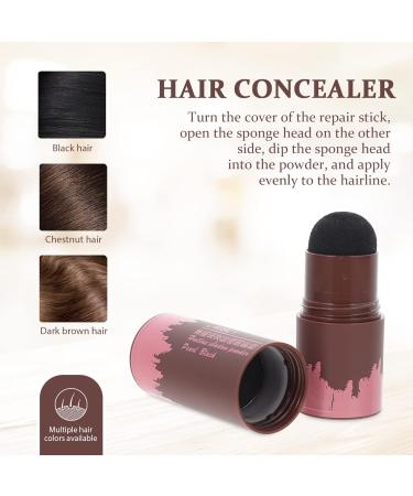 Healvian Hairline Shadow Powder Sticks Instantly Hair Shadow Waterproof Hair Root Concealer For Women Men 2Pcs Black - Buy Online on SooperMarket.com