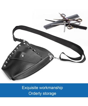 Professional Hairdressing Tool Storage Waist Bag - Scissors & Comb Organizer for Salons | PU Material - Buy Online on SooperMarket.com