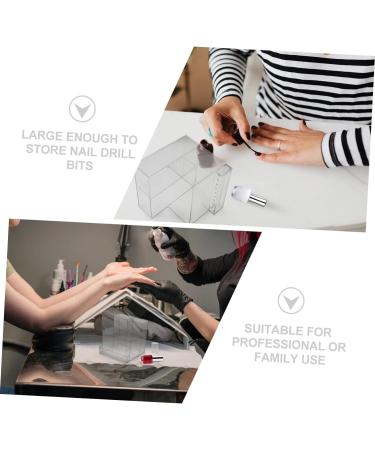 POPETPOP 4 Pcs 13 Storage Rack Nail Art Tool Organizer Nail Drill Handpiece Holder Nail Technician Organizer Nail Drill Bit Storage Nail Bit Holder Portable Manager Japanese Plastic 10.3x9.7cmx4pcs As Shownx4pcs - Buy Online on SooperMarket.com