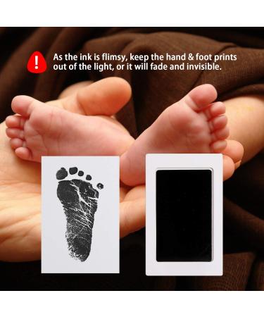 Baby Handprint and Footprint Kit with Inkless Print Pads and Imprint Cards - Perfect Keepsake for Newborn Girls and Boys - Buy Online on SooperMarket.com