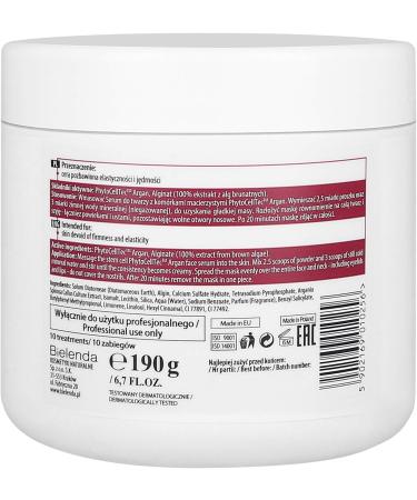 Bielenda Professional Algae Mask with PhytoCellTec Argan - Stem Cell Facial Treatment 190g | International Shipping - Buy Online on SooperMarket.com