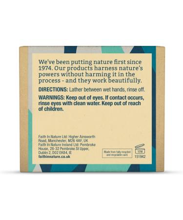 Faith In Nature Fragrance Free Hand Soap Bar - Sensitive Vegan & Cruelty Free - 100g (Pack of 1) - Buy Online on SooperMarket.com