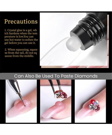 Yueci Nail Extension Starter Set | 3 Colors Nail Extension Gel + Slip Solution Nail Clip & Double-Sided Pencil | Ideal for Beginners & Professionals | Size #07 - Buy Online on SooperMarket.com