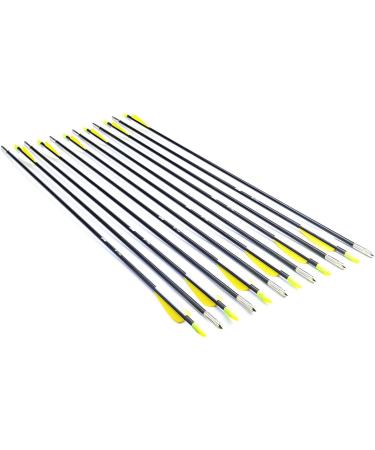 ANTSIR 28 inch Practice Arrows for Beginners - Safety Shaft Blunt Tip - A-Yellow White - Buy Online on SooperMarket.com