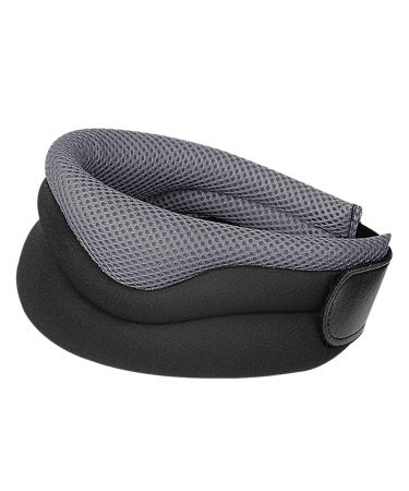 HMLTD neck support sponge neck support - soft neck support neck relief neck wrap for women and men for sleeping working traveling collarage gray