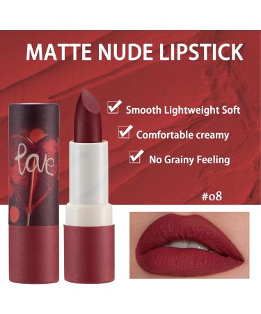Velvet Dark Red Long Lasting Lipstick - Waterproof, High Coverage Lip Color for Women - Buy Online on SooperMarket.com
