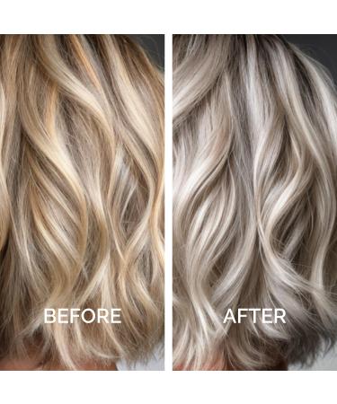 Just Nutritive Purple Toning Shampoo for Blonde Gray & Bleached Hair - Eliminate Brassiness Boost Shine & Hydrate | Sulfate & Paraben-Free - 8 oz - Buy Online on SooperMarket.com