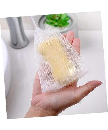 MUSISALY 80 Pcs Soap Bag Soap Net Foaming Net Face Scrubber Facial Cleaning Soap Bag Sulphur Soap Nylon - Buy Online on SooperMarket.com