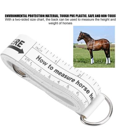 Animal Body Weight Measure Tape Professional Easy to Operate Convenient PVC Plastic Cattle Weight and Height Tape Measure for Friendly Material Farm Equipment - Buy Online on SooperMarket.com