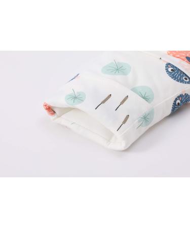 Chilsuessy Baby Sleeping Bag 3.5 Tog with Detachable Sleeves - Fish Design | 100% Cotton, Soft Sleep Bag for Infant & Toddler (80cm/6-18 Months) - Buy Online on SooperMarket.com