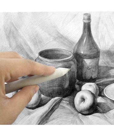 Onwon Paper Blending Stumps and Tortillions Set with Pencil Sharpener and Eraser - Sketching and Drawing Tools - Buy Online on SooperMarket.com