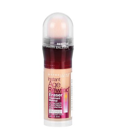 Maybelline Instant Age Rewind Eraser Treatment Makeup with SPF 18  Anti Aging Concealer Infused with Goji Berry and Collagen  Creamy Ivory  1 Count 120 CREAMY IVORY - Buy Online on SooperMarket.com