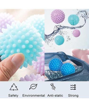 3 PCS Tumble Dryer Balls Reusable Energy Saving & Non-Melt Dryer Balls Washing Ball Laundry Balls for Washing Machine for Speeding Drying and Reducing Creases(3 Colors) - Buy Online on SooperMarket.com