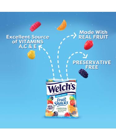Welch's Fruit Snacks Bulk Variety Pack - Mixed Fruit & Superfruit, Gluten Free 0.8 oz Bags (Pack of 60) - Buy Online on SooperMarket.com