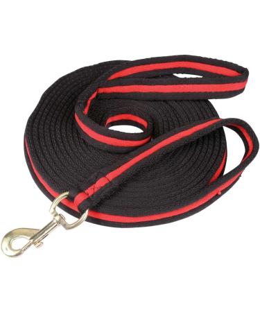 Kerbl 321491 Softlunge 8m - Premium Black/Red Lunge Line for Equestrian Training | International Shipping Available - Buy Online on SooperMarket.com