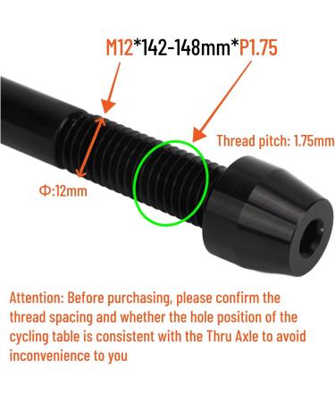 Buy Spyminpoo Adjustable Bike Roller Coach Liner - Aluminum Alloy Bicycle Trainer Axis for M12x142 to M12x148mm Hubs - Buy Online on SooperMarket.com