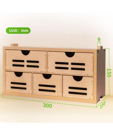 Bucasso Wooden Model Kit Tool Storage Rack  Wooden Paint Rack with MDF Material  Model Tool Kit Organizer  Paint Organizer  Craft Supplies Storage  Brush/Tool Holder for Tamiya Gundam Tools  GK2 - Buy Online on SooperMarket.com