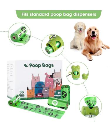 Nestling Poo Bags for Dog Waste 540 Dog Poop Bags Super Strong 100% Leak Proof Biodegradable Dog Poo Bags with Dispenser (Green) 1 count (Pack of 540) - Buy Online on SooperMarket.com