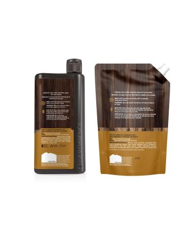 Every Man Jack Amber & Sandalwood Body Wash Refill - Naturally Derived Paraben Free 36oz Pouch + 24oz Bottle - International Shipping Available - Buy Online on SooperMarket.com
