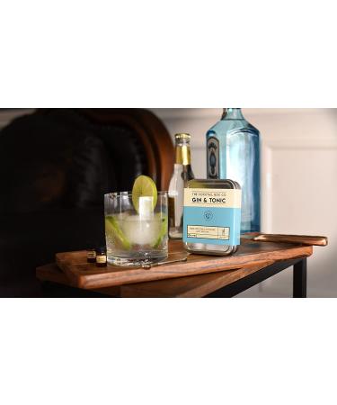 Premium Gin & Tonic Cocktail Kit by The Cocktail Box Co. - Hand Crafted Cocktails - Great Gift & Travel Companion (1 Kit) - Buy Online on SooperMarket.com