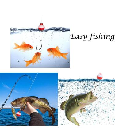 WUYUEJXI Fishing Bobbers Assortment - 16 Red and White Bobbers for Fishing Floats - Buy Online on SooperMarket.com