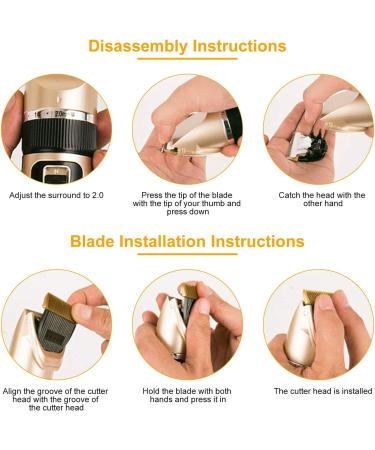 Podazz Electric Dog Grooming Kit Pet Clippers for Small Medium Large Breeds Pet Shaver Low Noise Dog Hair Trimmer Kit Rechargeable Cordless Dog Grooming Clippers Electric Pet Clippers Gold - Buy Online on SooperMarket.com