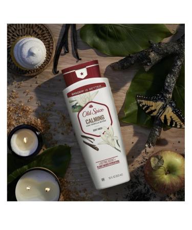 Old Spice Men's Body Wash Calming Vanilla Notes - 18oz | International Shipping Available - Buy Online on SooperMarket.com