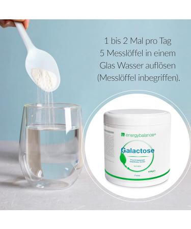 Highly Pure D-Galactose Powder 500g | 4-Month Supply | EnergyBalance Quality from Switzerland | Brain Sugar - Buy Online on SooperMarket.com