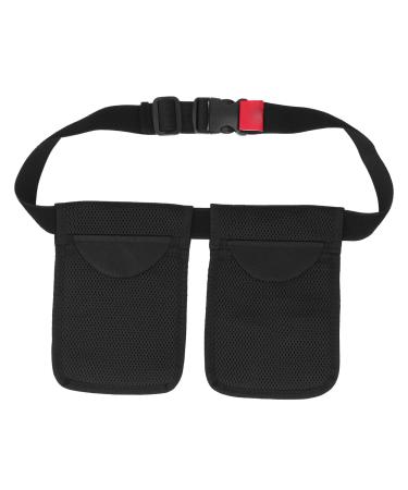 2 Pocket Drainage Bag Negative Pressure Fixation Adjustable Waist Belt Mastectomy Drain Holder
