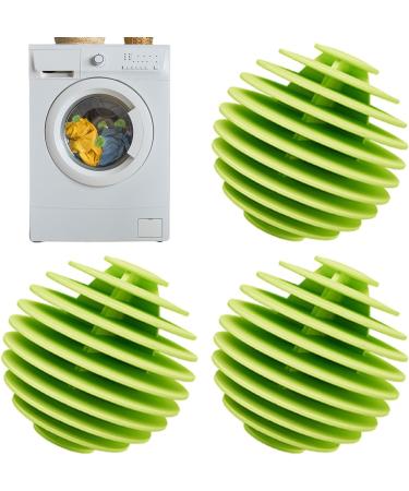 Dryer Balls Laundry - Anti-Winding Machine Ball Soft Washing Balls | TPR Flexible Reusable Softener Ball For Washing Machine Quick Drying Green - Buy Online on SooperMarket.com