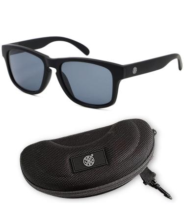 LMAB Floating polarized glasses polarized glasses for fishing model Sclera mirrored with case and bag Black / Charcoal Black 07