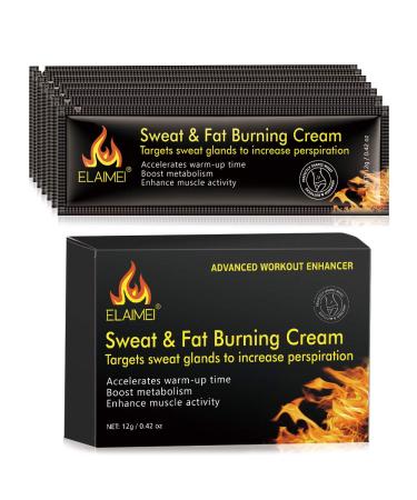 10 Pack Hot Cream Workout Enhancer Sweat Cream Fat Burner Cellulite Creams Tighten Muscles Slimming Enhancer Workout Coconut Body Cream for Weight Losing