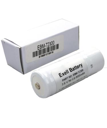 Exell Battery EBM-72300 Battery Compatible with Allheart WA-72300 Alphasource AS10344 Anybattery 4507 4695 Apex Battery AB24664 I-MED1050 O'donnell 7334 Powertron N1052 R&D 5224 B10344