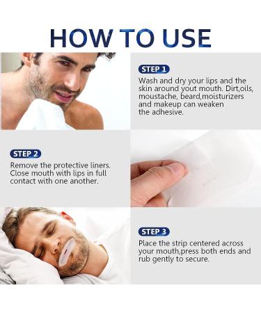 Mouth Tape for Sleeping - 90 Gentle Strips for Nasal Breathing & Snoring Relief - Buy Online on SooperMarket.com