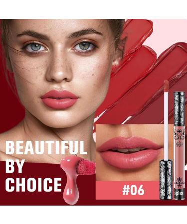 Buy 8 Colors Matte Liquid Lipstick Set - Long-Lasting Smudge Proof & Waterproof Velvet Black Lipstick for Women | Perfect Halloween Makeup Gifts - Buy Online on SooperMarket.com