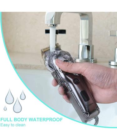 Hatteker Hair Cutting Kit Pro - Professional Barber Clippers for Men - Cordless Beard Trimmer - IPX7 Waterproof - Buy Online on SooperMarket.com