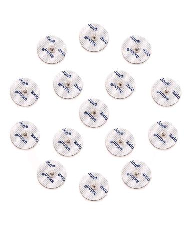 16 Small axion electrodes Compatible with SANITAS & BEURER Devices - Round 32 mm - TENS & EMS Pads for electrostimulation Machines - 3.5mm snap Button