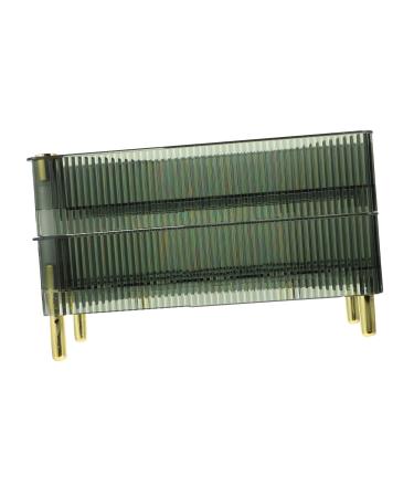 Serving Tray Box Plastic Container Plastic Pallet Fridge Egg Container Multi-Layers Eggs re-usable Green 26.5X16X10CM