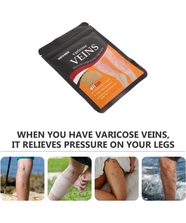 Healvian Varicose Veins Patch 36 Sheets - Leg Veins Treatment Plaster for Spider Veins Removal | Promotes Blood Circulation & Metabolism - Buy Online on SooperMarket.com