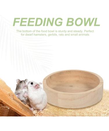 POPETPOP Hamster Food Bowl Bunny Food Bowls Pet Accessories Pet Feeder Hamster Supply Chinchilla Accessory Hamster Bowl Multifunction Gerbil Food Rack Guinea Pig Oak Rat Food Dish - Buy Online on SooperMarket.com